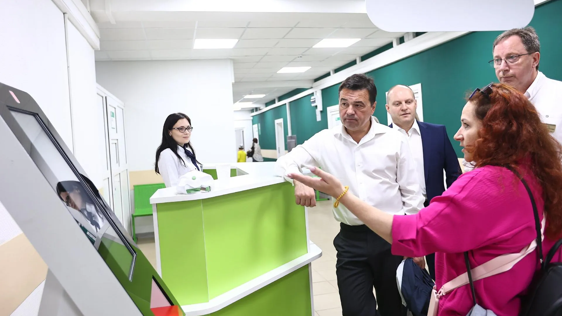 Воробьев: в детской поликлинике в Ивантеевке открылась регистратура с инфоматом