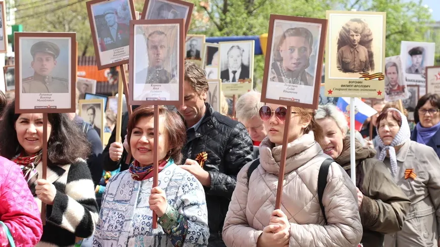 18 тыс жителей Домодедова прошли в «Бессмертном полку»