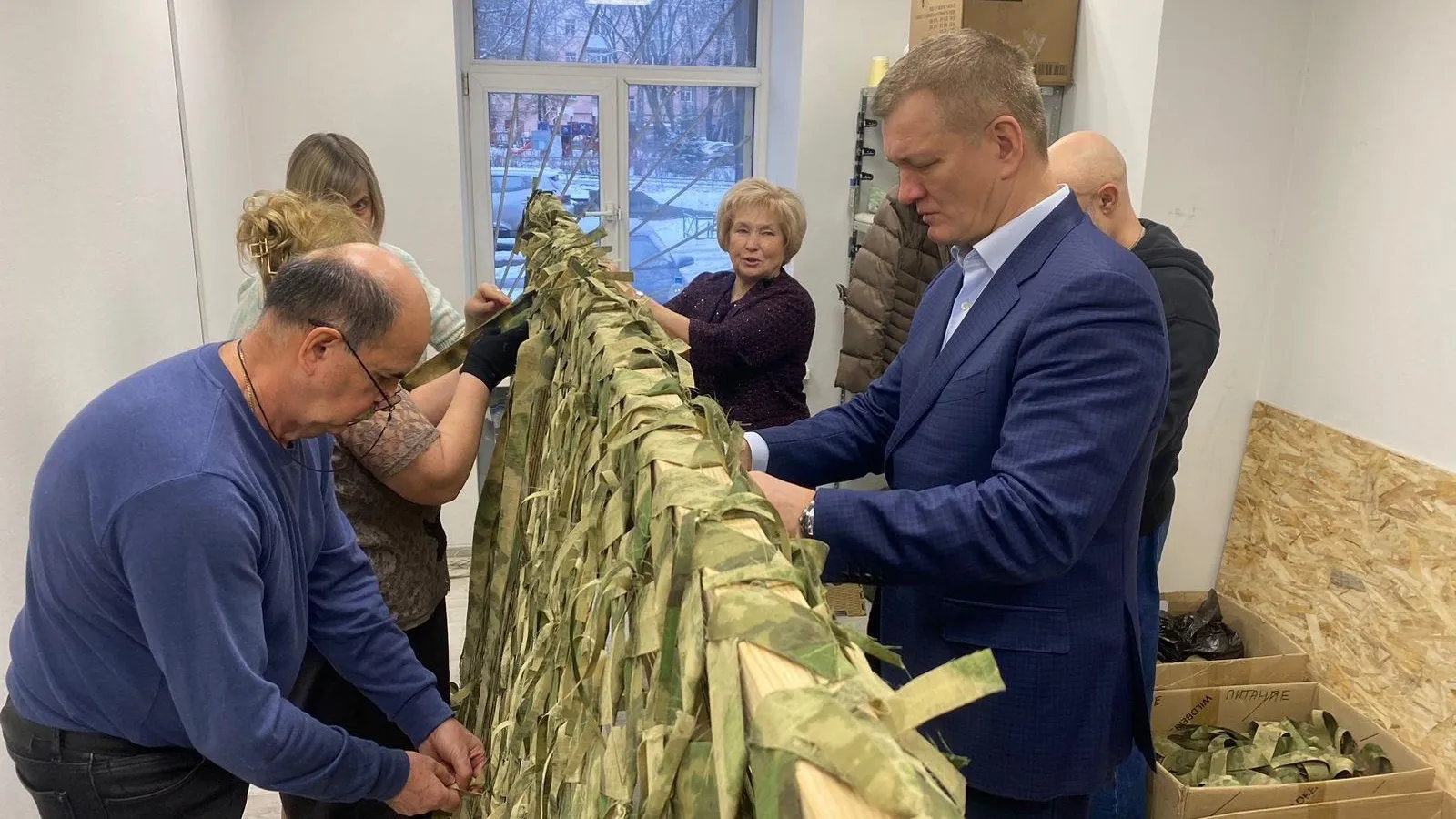Депутат Дениско посетил центр поддержки участников СВО и их семей в Люберцах