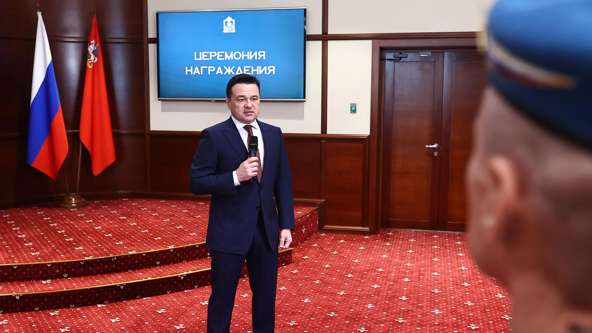 Андрей Воробьев вручил госнаграды участникам СВО, ушедшим на передовую добровольно