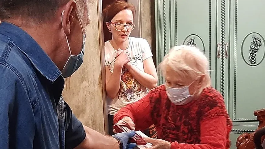 Ветерану из Котельников вручили медаль в честь 75‑летия Победы