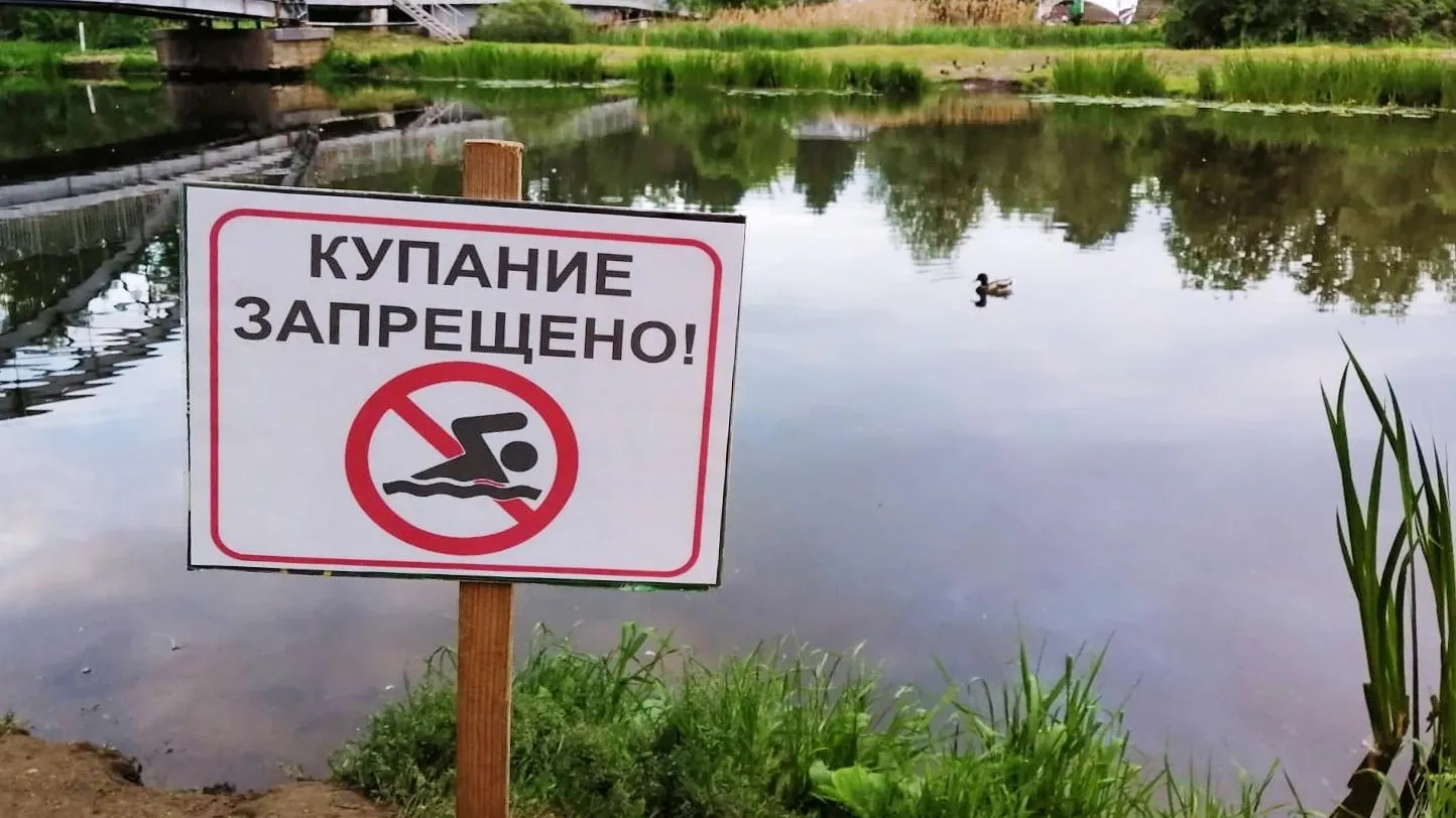 Жителям Балашихи напомнили о запрете купания в городских водоемах