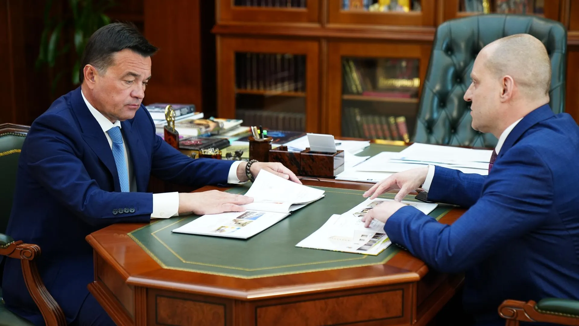 Красноцветов доложил Воробьеву о реализации инвестпроектов в округе Пушкинский
