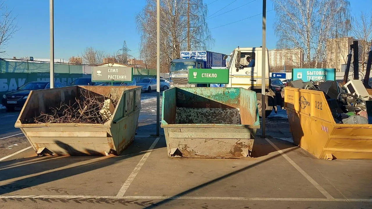 Более 30 тыс куб м мусора собрали на площадках «Мегабак» в Подмосковье