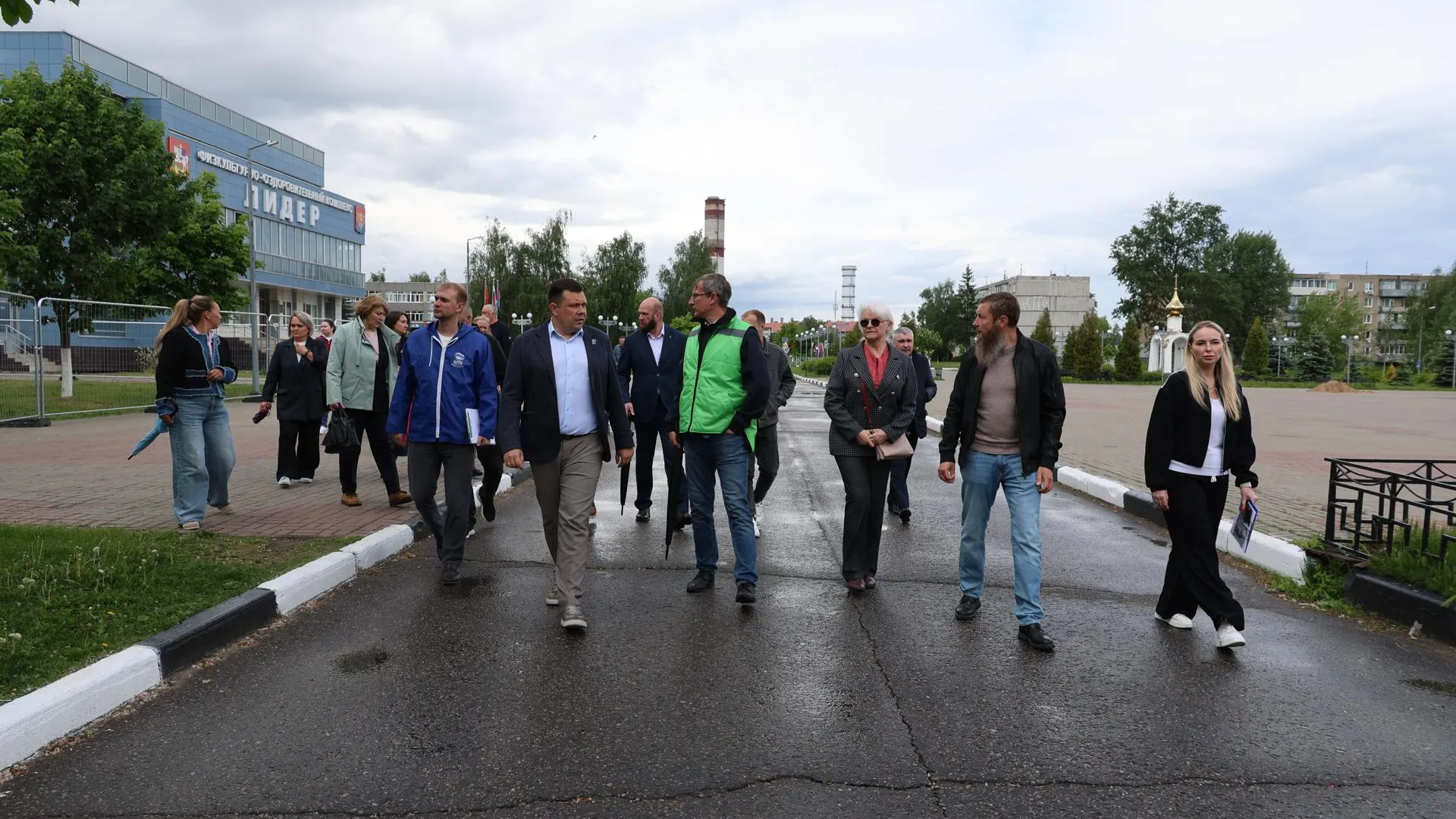 В Павлово-Посадском округе проверили подготовку Электрогорска к 80-летию