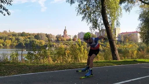 Спортсмены Люберец заняли призовые места на первенстве по лыжероллерам