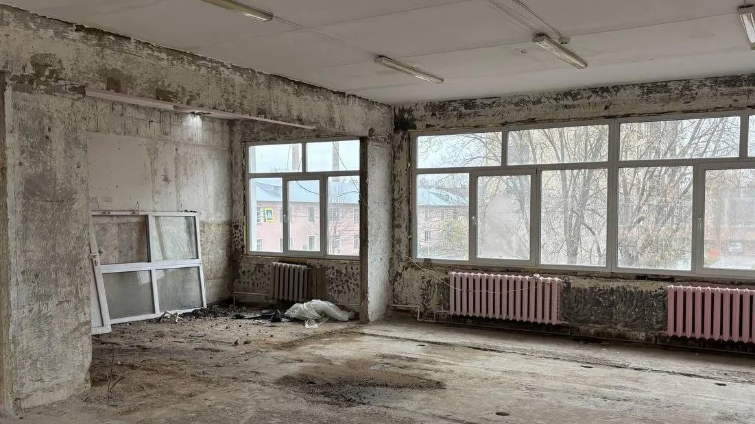 В центре образования № 25 в Богородском округе начали ремонт кровли