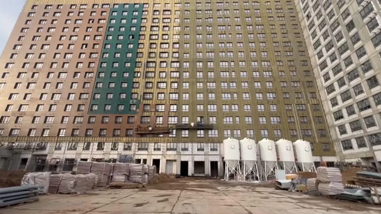 Строительная готовность жилого комплекса в Ивантеевке достигла 53%