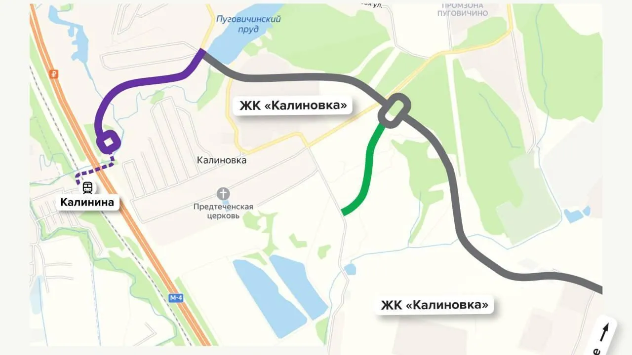 В Ленинском округе проектируют выезд из ЖК «Калиновка» и подъезд к ж/д Калинина