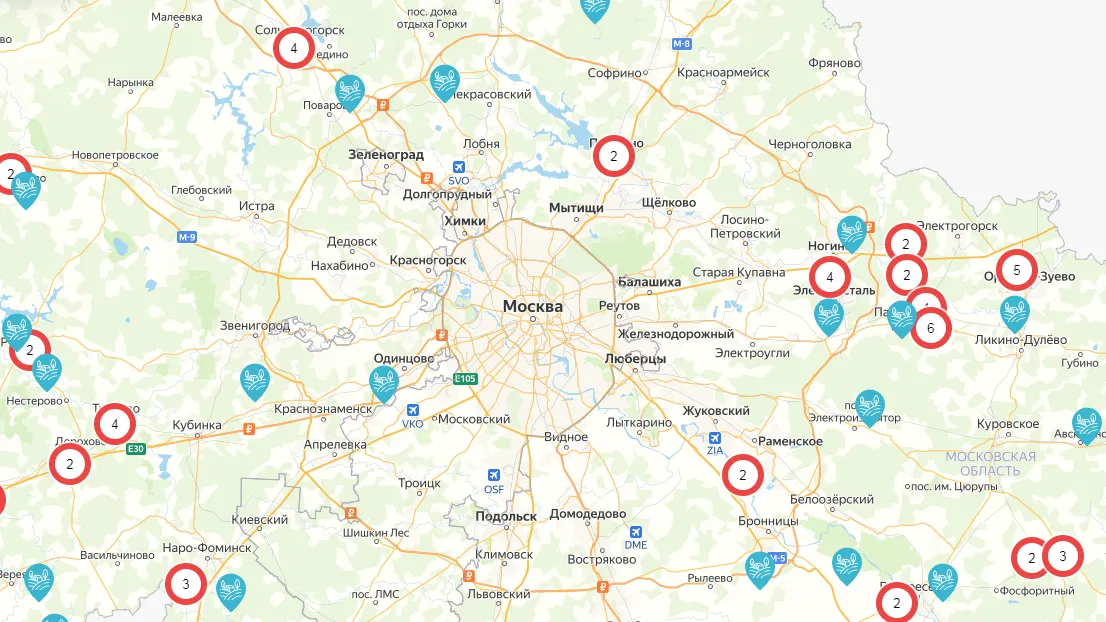 В Подмосковье на земле без торгов запущены 40 объектов