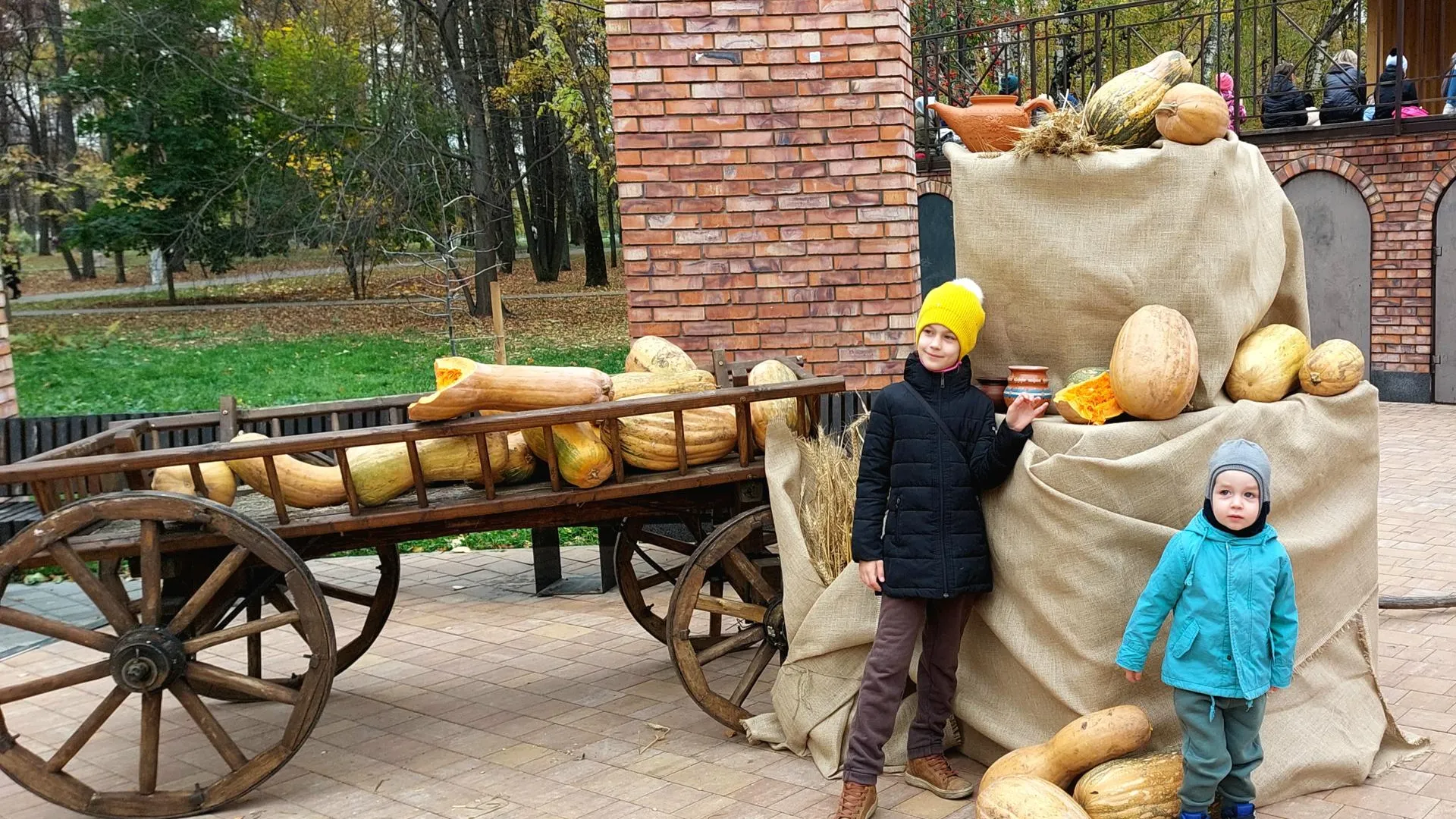 Праздник тыквы и фестиваль «Поющие под дождем» организовали в Центральном парке Мытищ