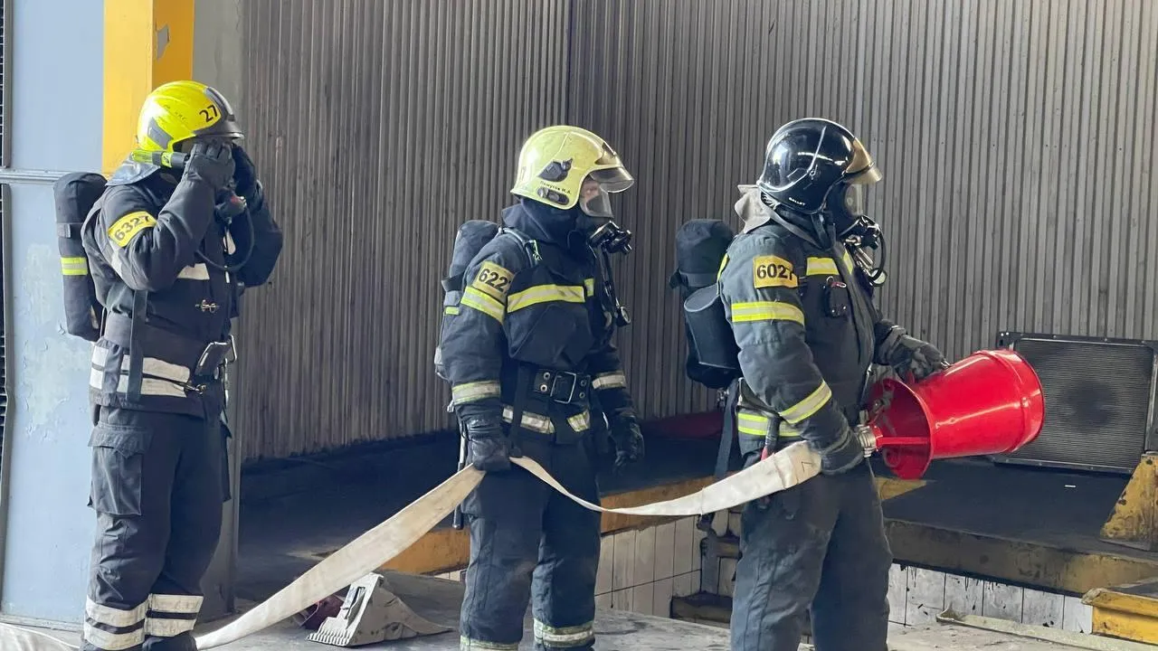 Пожарно‑тактические учения прошли в округе Чехов