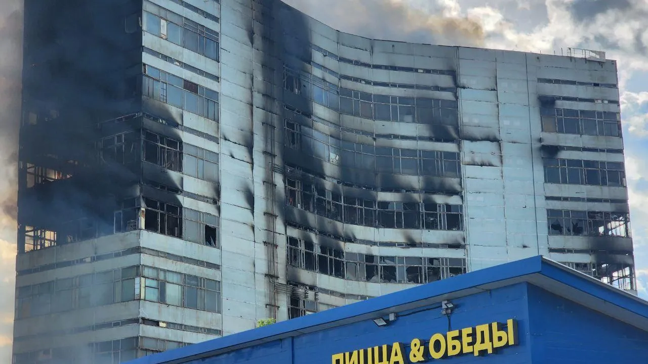 Площадь пожара во Фрязине выросла до 4,5 тыс «квадратов»