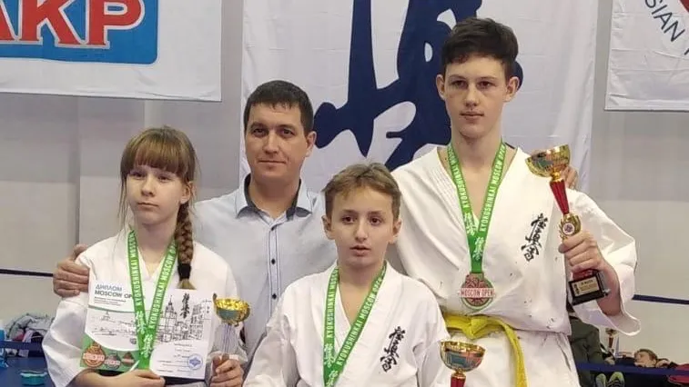 3 спортсмена из Подольска получили бронзу на турнире «Moscow Open» по кекусинкай карате