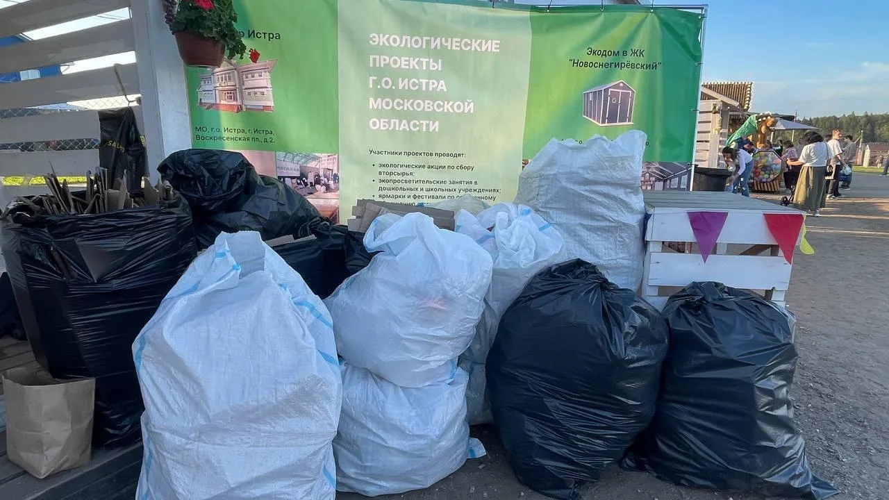 Экоактивисты Истры провели акцию по сбору отходов