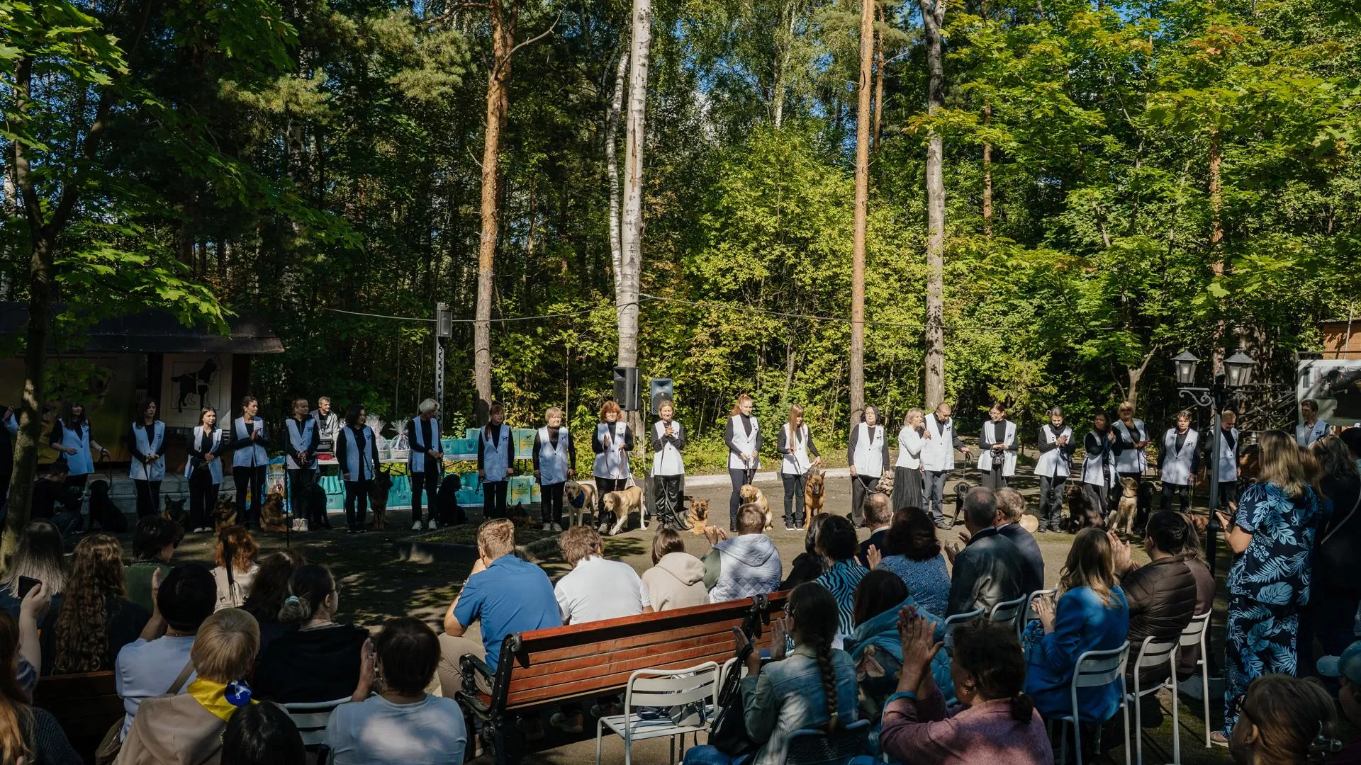 В Купавне отметили 65-летие Российской школы подготовки собак-проводников ВОС