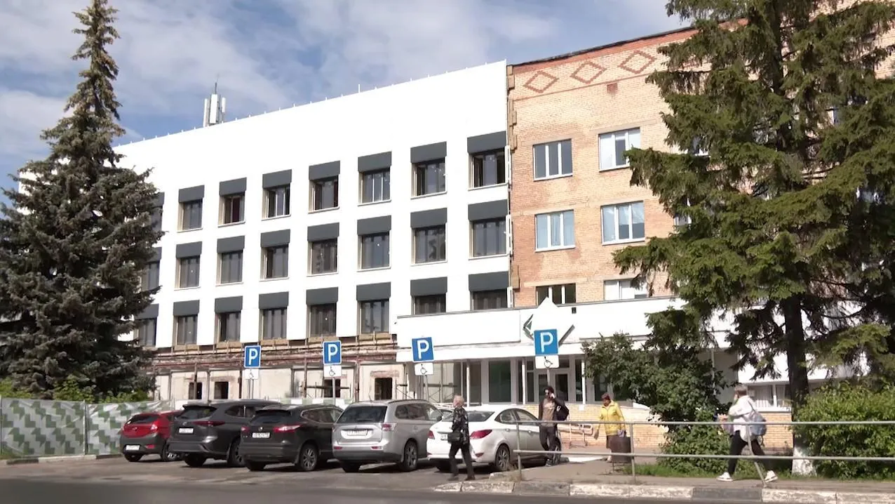В Ивантеевке идет реконструкция поликлиники на улице Толмачева