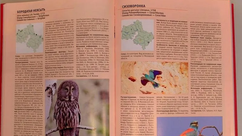 Третье издание Красной книги Московской области вышло в свет