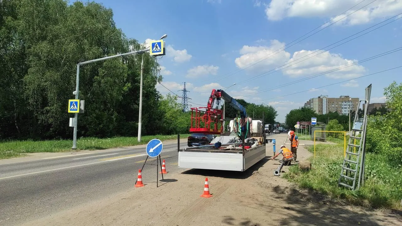 Порядка 40 пешеходных переходов с подсветкой обустроили в Подмосковье