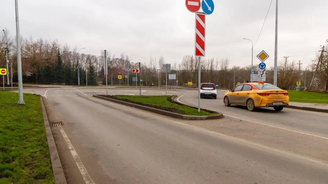 В Домодедово открыли движение по мосту через Рожайку и новой развязке после ремонта