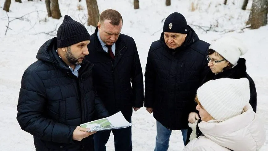 Дорогу к строящемуся храму в деревне Савостьяново Орехово‑Зуевского округа осветят