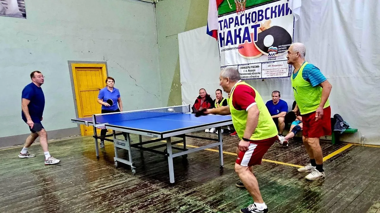 В Кашире состоялся первый в году турнир по настольному теннису