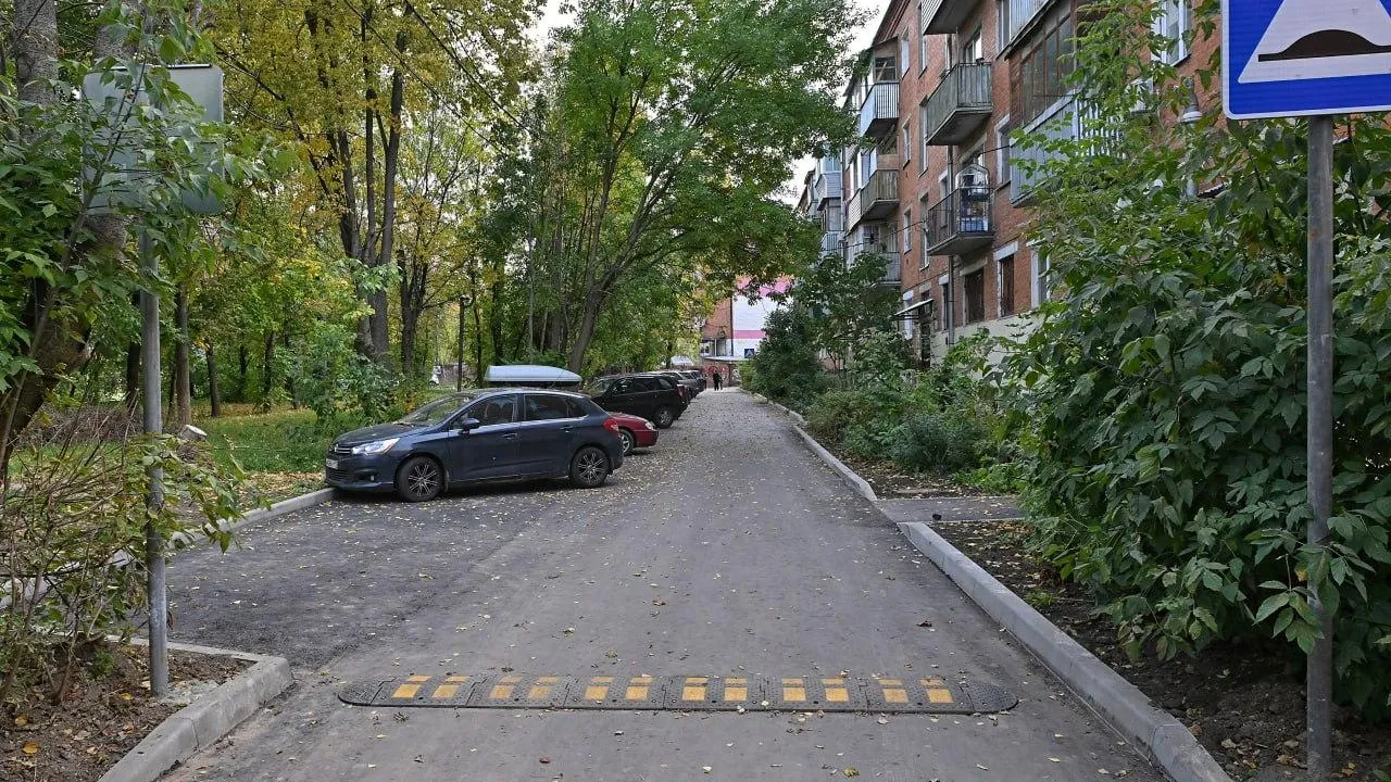 В Подольске благоустроили 23 двора и завершают работы еще в одном