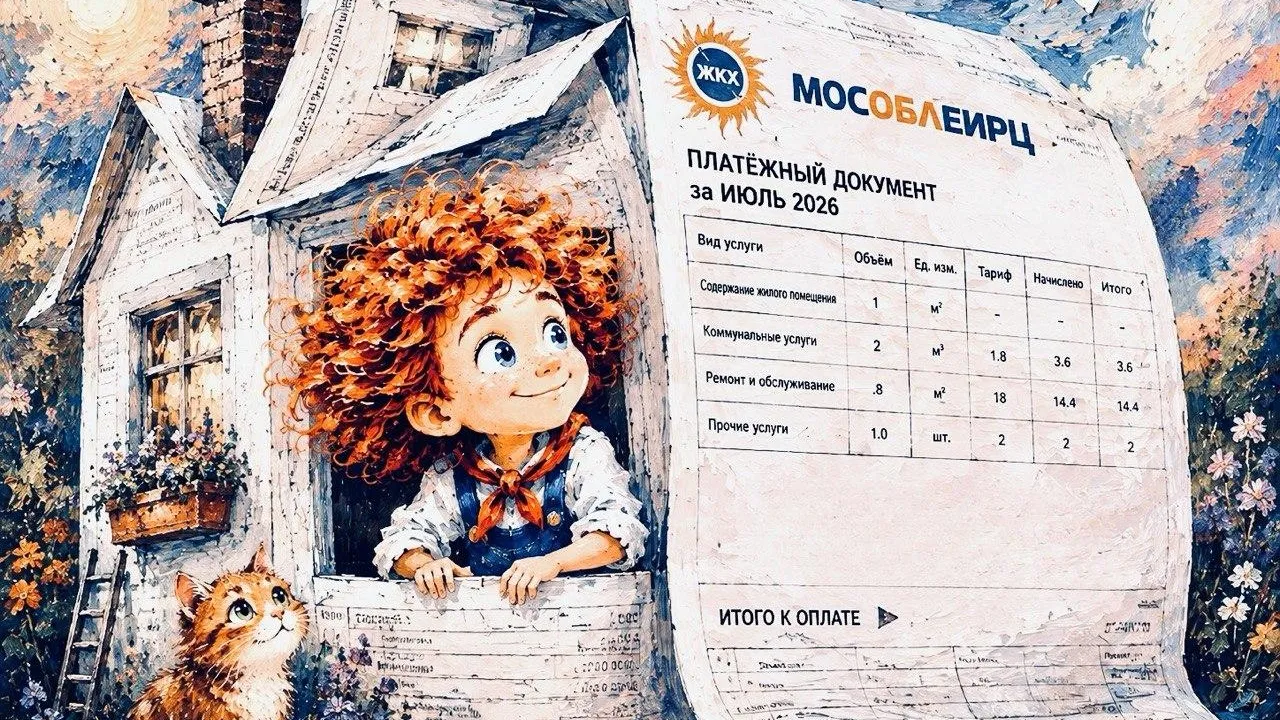 Коммунальные счета за июль доступны хжтелям Подмосковья в личном кабинете МосОблЕИРЦ