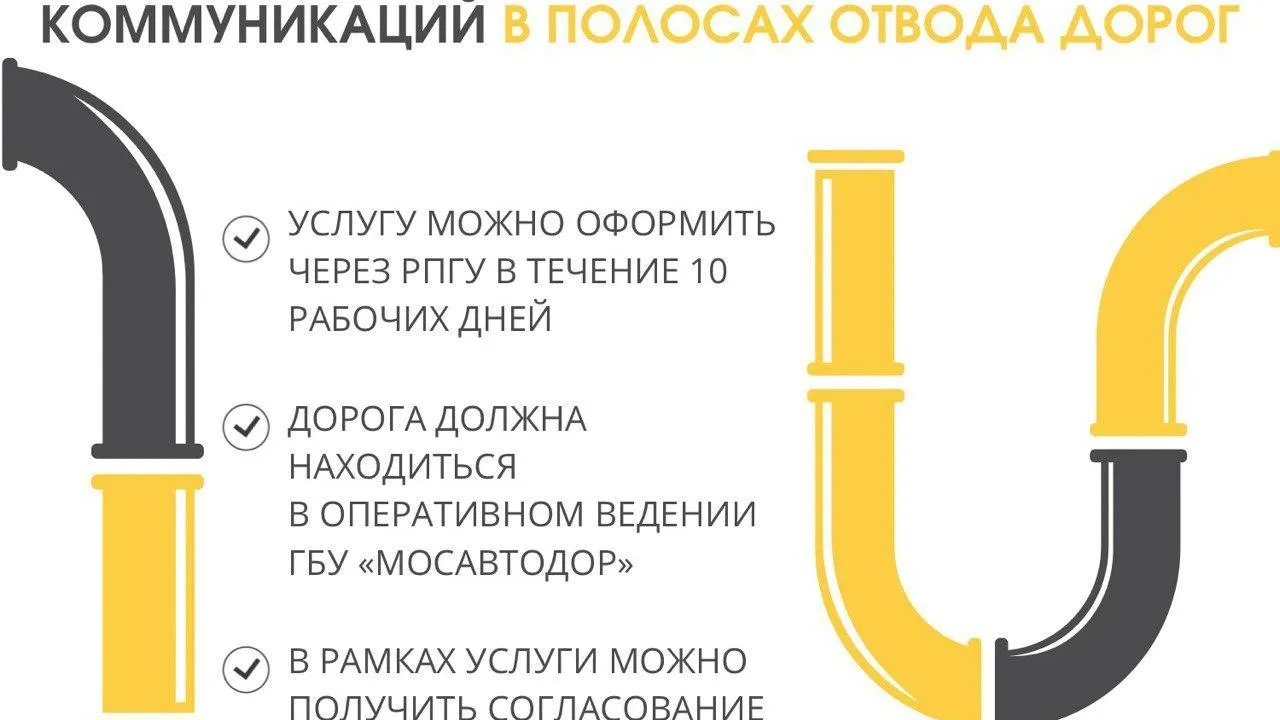 Минтранс Подмосковья принял 940 заявлений на размещение инженерных коммуникаций