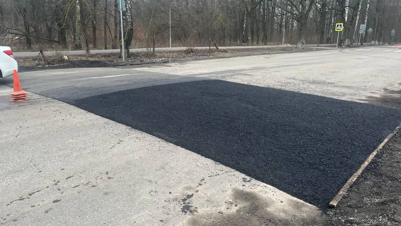 В округе Подольск отремонтировали искусственную дорожную неровность