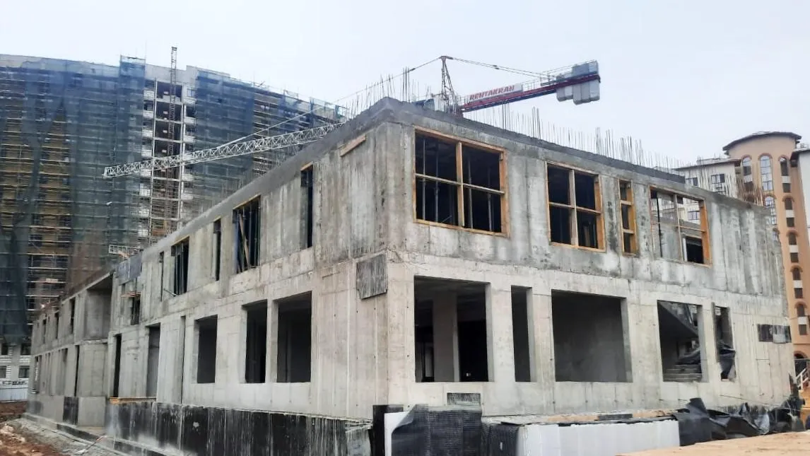 В Ленинском округе завершили возведение 2 этажа нового детского сада