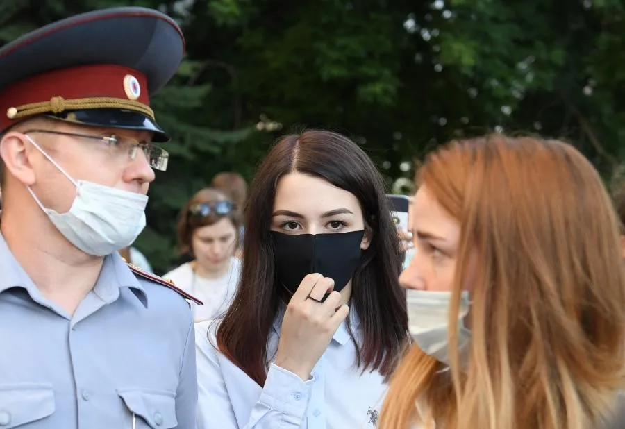 Мария Хачатурян после заседания Бутырского районного суда