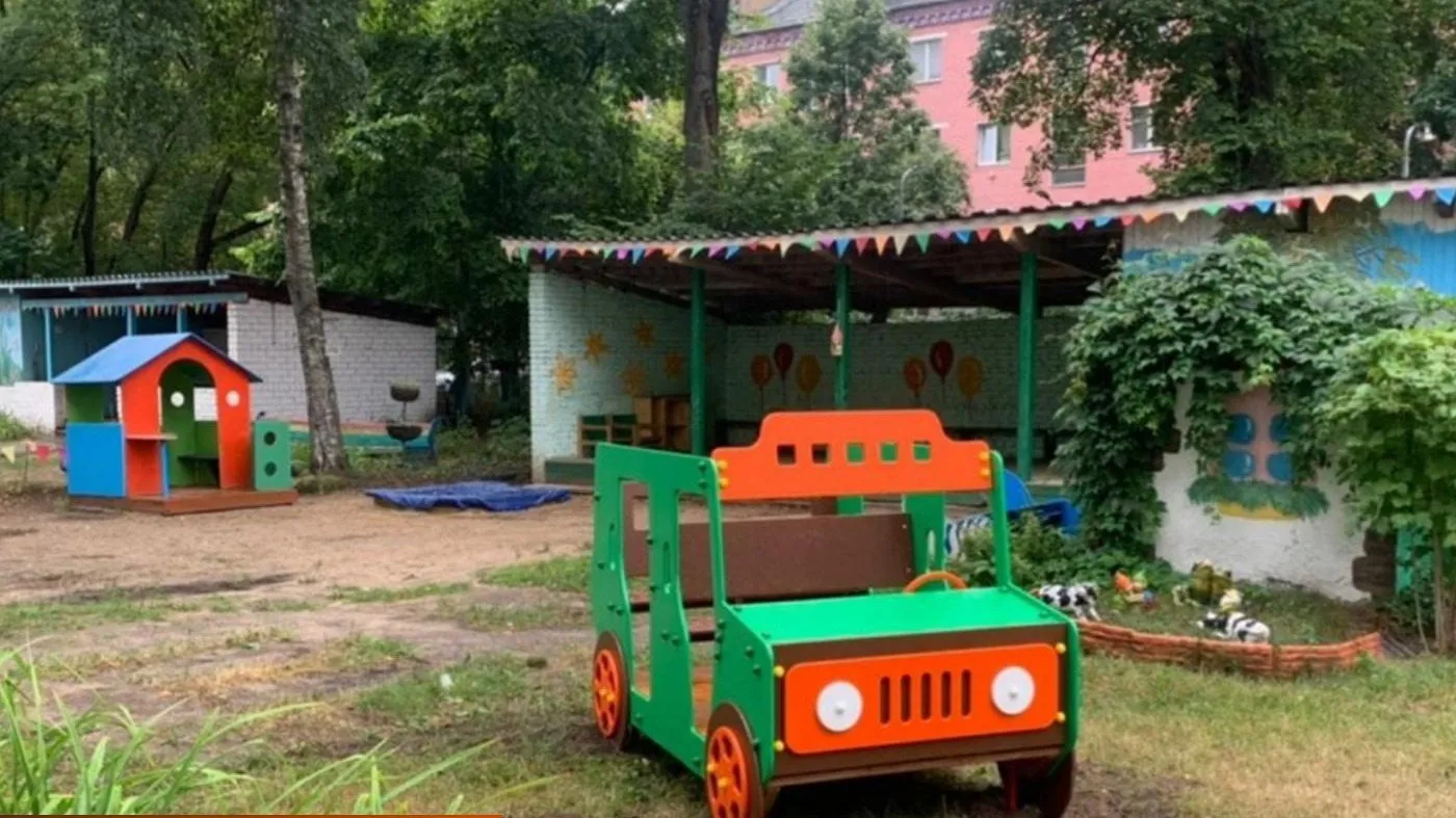 10 игровых элементов заменили в детском саду «Светлячок» в Котельниках