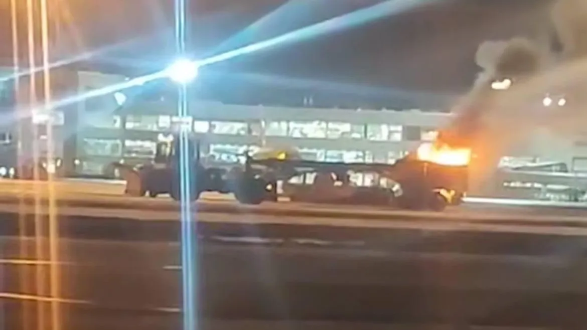 Пожар произошел в аэропорту Домодедово