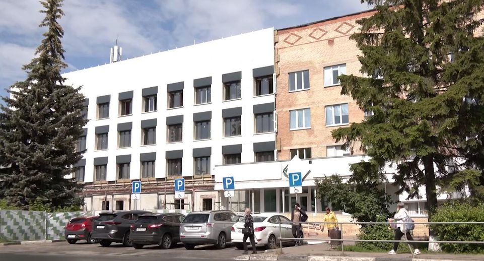 В Ивантеевке идет реконструкция поликлиники на улице Толмачева