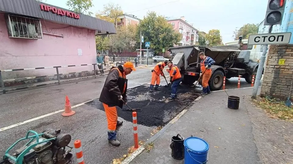 На дорогах Люберец за неделю заделали почти 40 ям