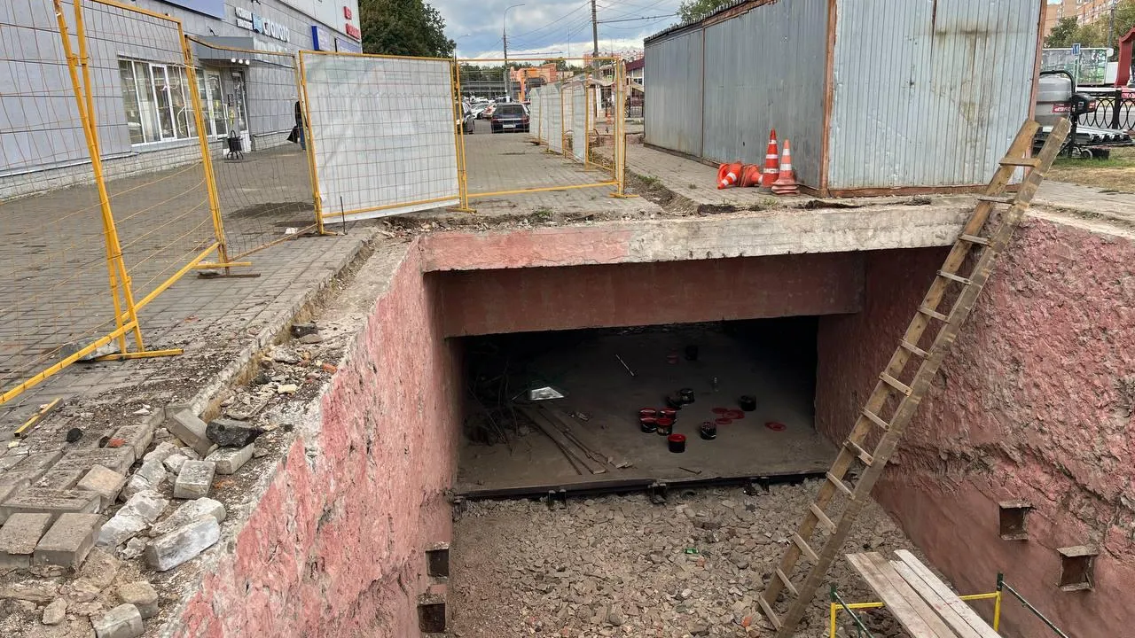 Подземный переход на Комсомольской улице в Подольске заработает в ноябре