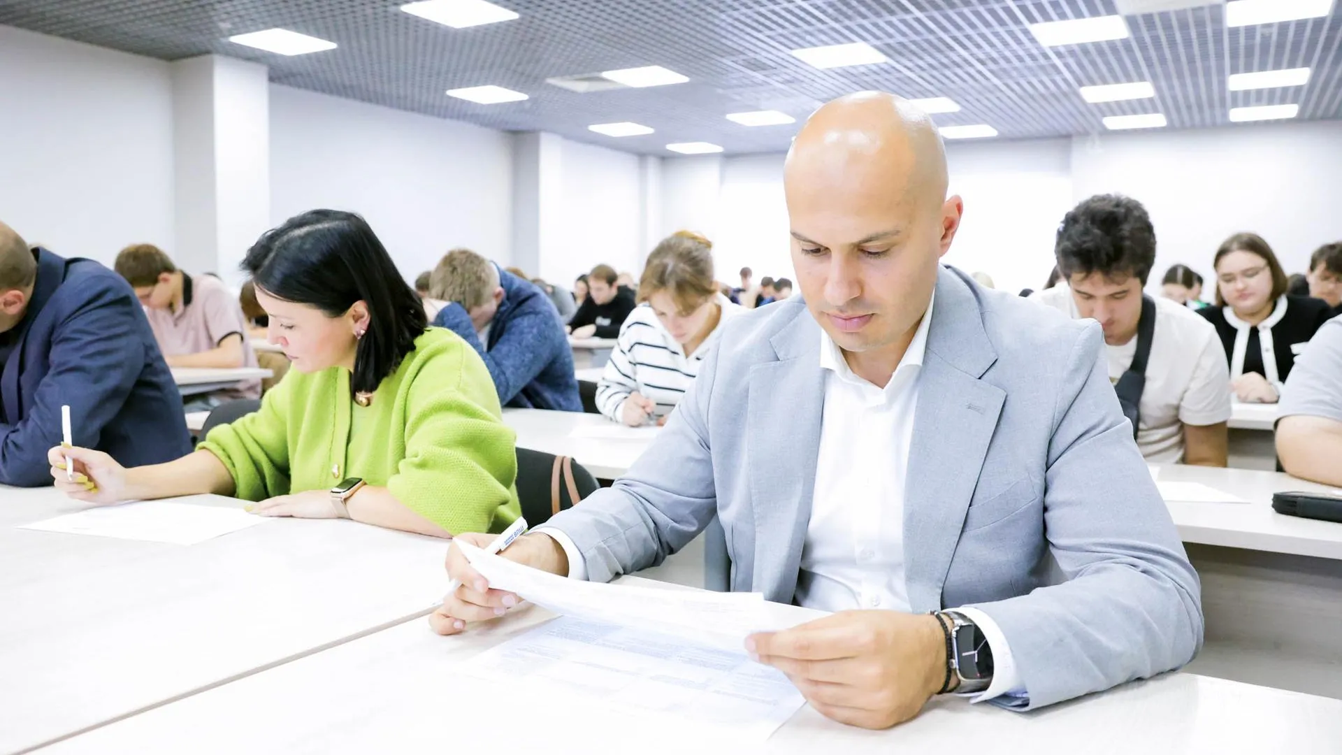 В Мытищах провели ежегодную акцию «Избирательный диктант»