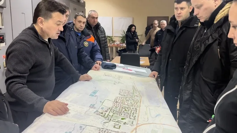 Воробьев: мы получили существенную поддержку в ликвидации аварии в Климовске