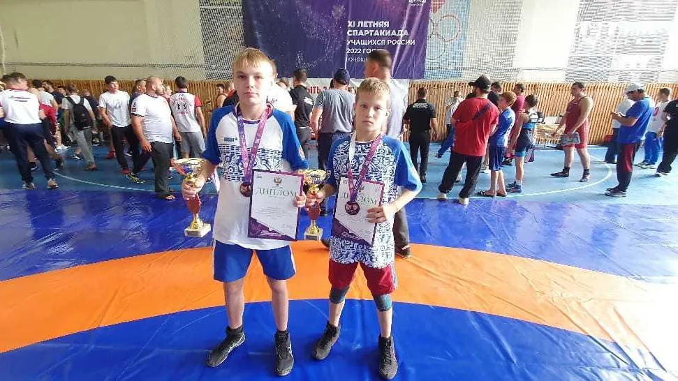 Юные спортсмены Подольска заняли 1 место на летней спартакиаде учащихся РФ по борьбе