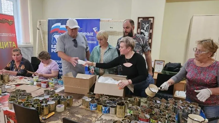 Актив проекта «Выбирай СВОе» в Балашихе собрал гумпомощь для бойцов СВО