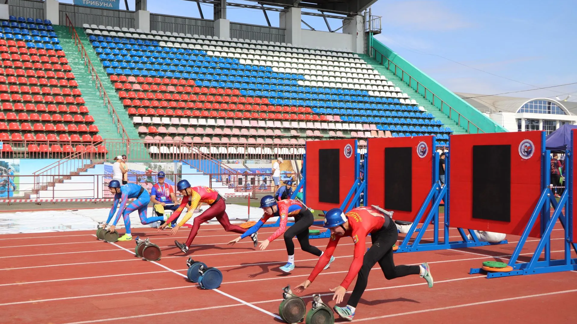 Сборная Подмосковья выиграла чемпионат России по пожарному спорту