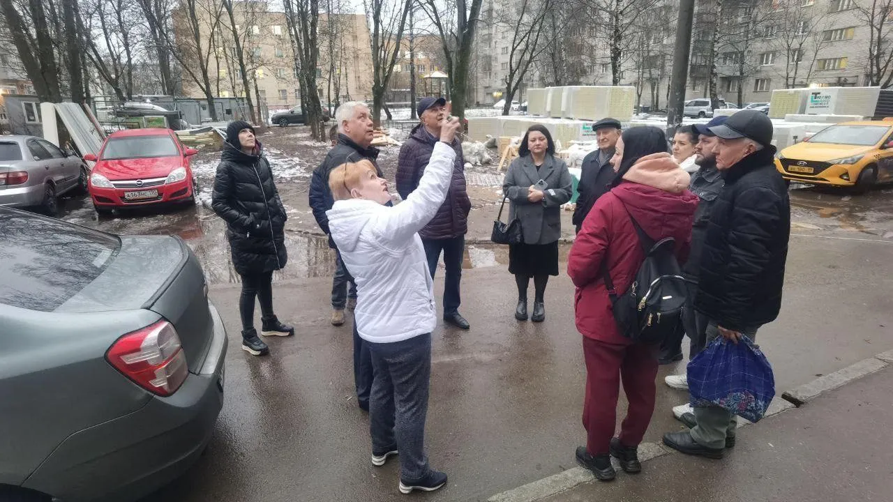 В Балашихе начался ремонт фасада дома на улице Гагарина