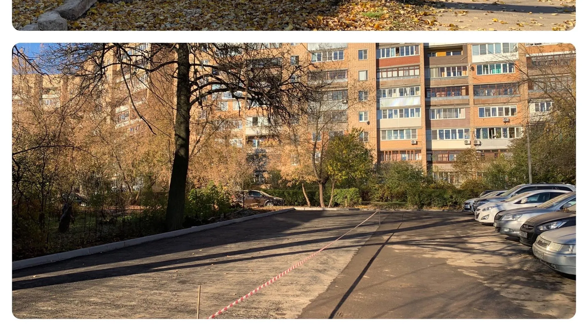 В Подольске завершили строительство парковки на месте незаконных гаражей