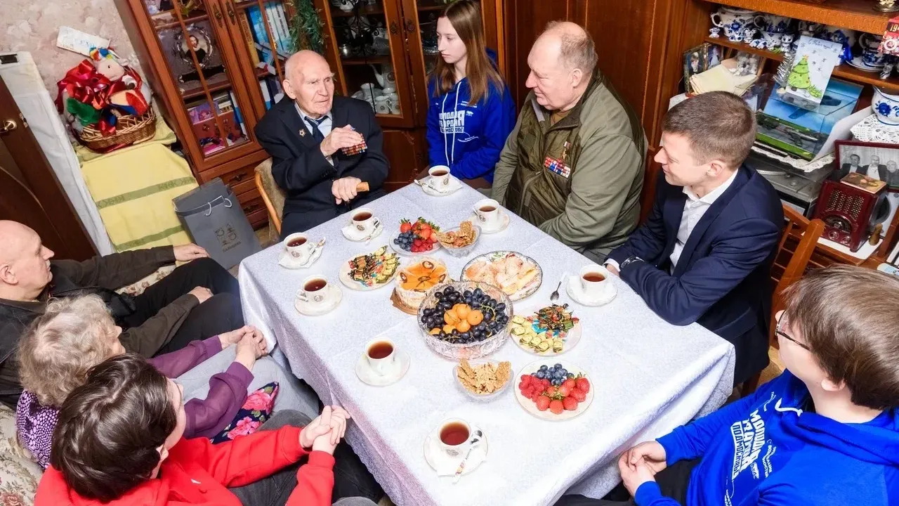 Ветеран Великой Отечественной войны Василий Голотюк отметил 96-летие в Балашихе