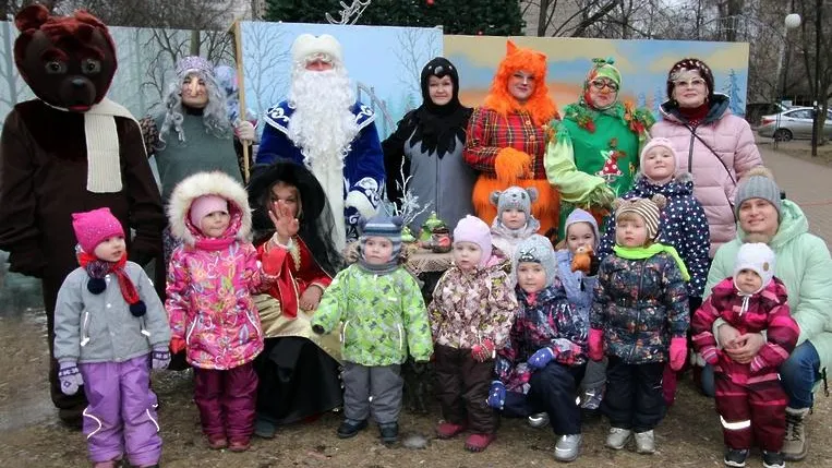 Рождество отметили на двух площадках в поселке Томилино Люберец