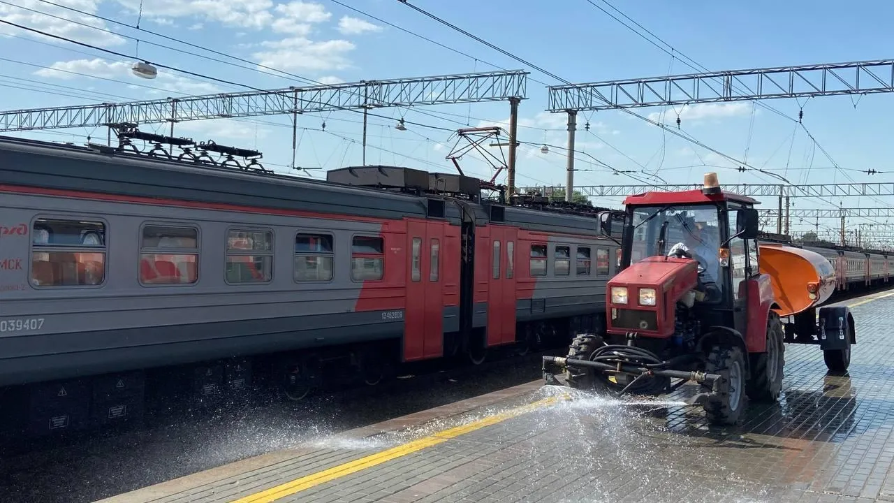 На МЖД в Подмосковье усилили меры из-за жары