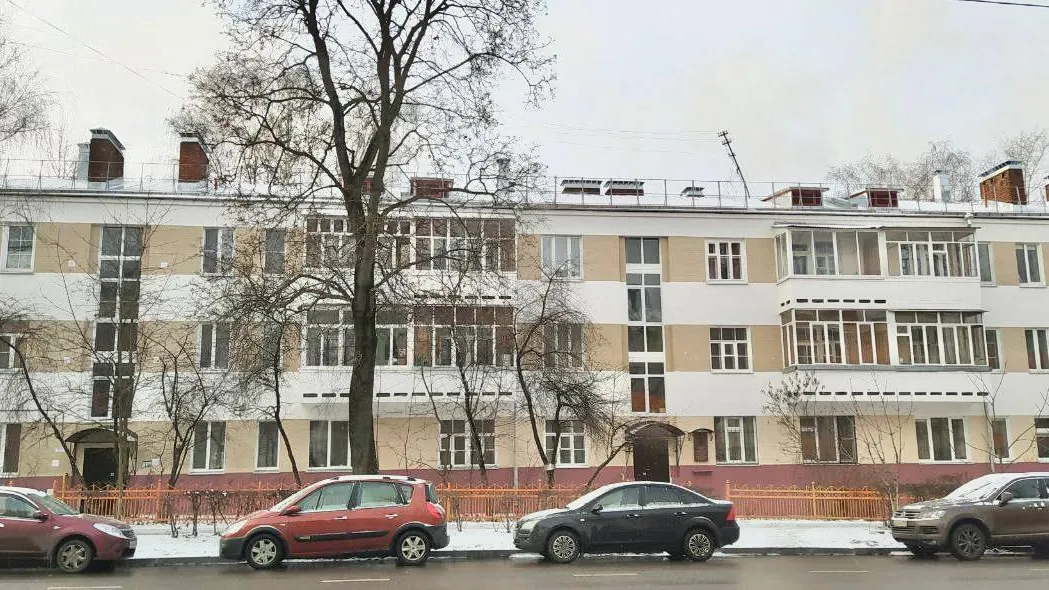 В Королеве завершили работы по ремонту фасада старинного дома на ул К. Либкнехта