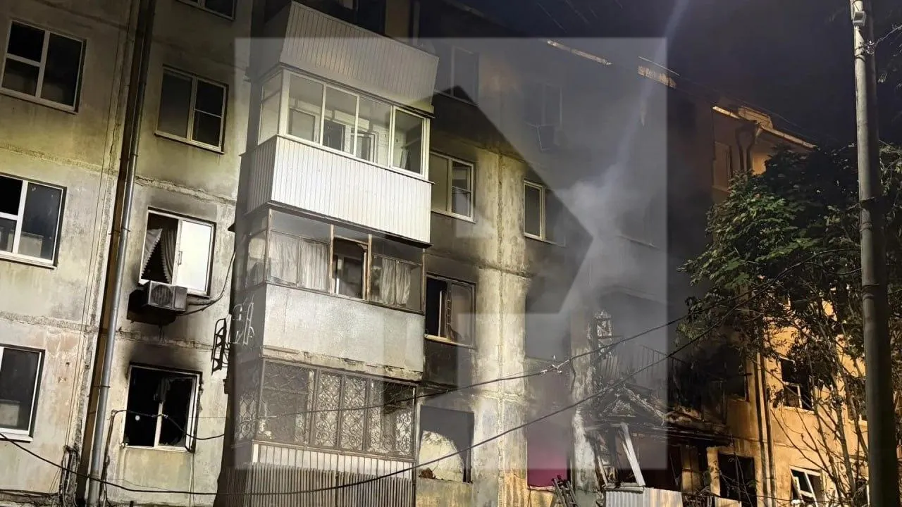 Момент взрыва газа в доме в Самаре попал на видео