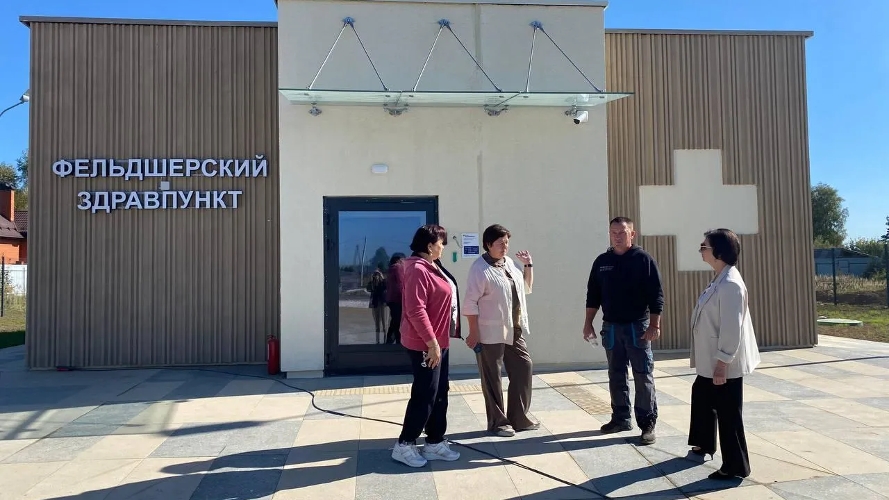 Завершается строительство здравпункта в деревне Назарьево Павлово-Посадского округа